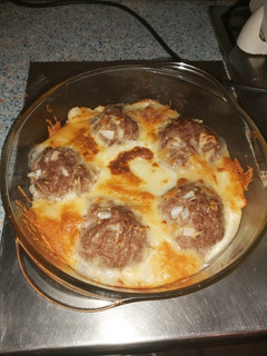 Una foto de Pastel de albóndigas
