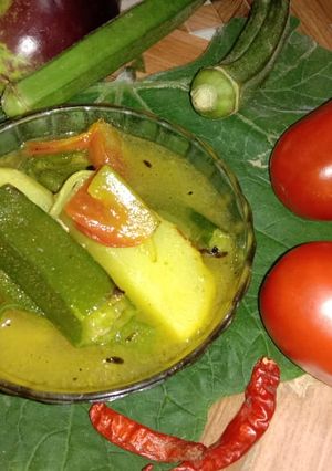 পুষ্টি যুক্ত আলু ঝোল (Pushti jukto aloor jhol recipe in Bengali) রেসিপির প্রধান ছবি