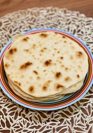 A picture of Simple homemade roti.