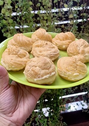 Foto resep Soes anti gagal plus vla lumer