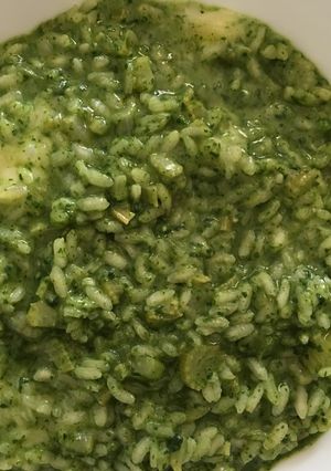 A picture of Spinach Risotto.