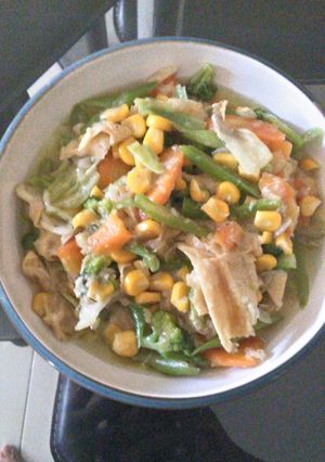 Foto resep Capcay kuah simple