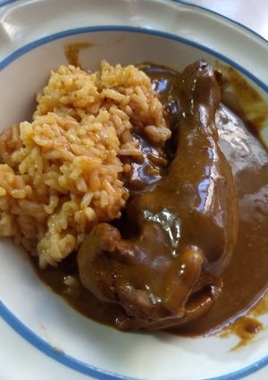 Una foto de Mole "doña María"