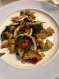 Totani gratinati con patate spinacino olive taggiasche…