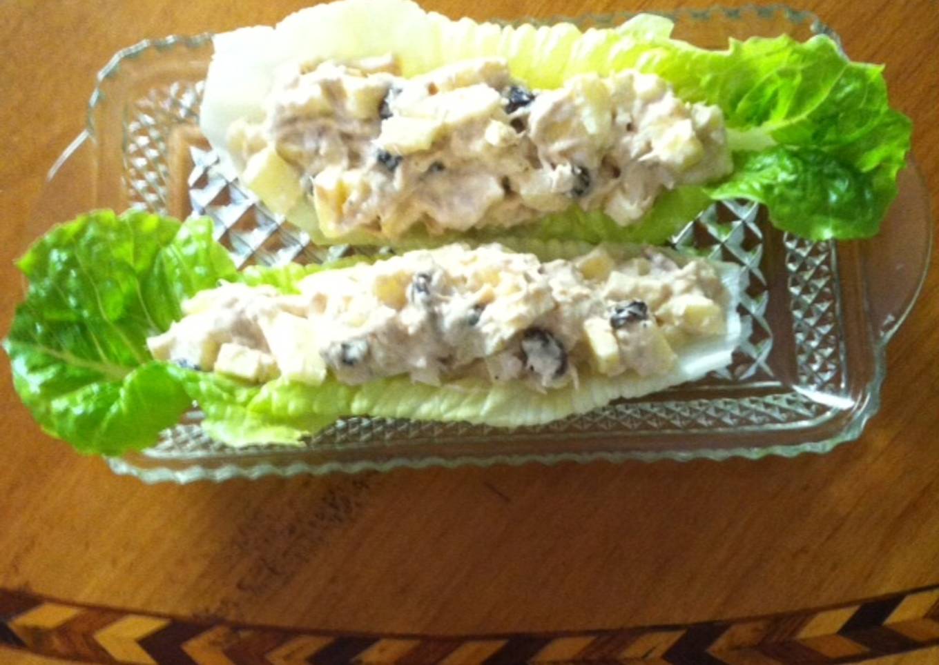 Ensalada de manzana con atún