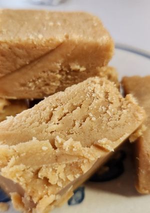 A picture of Electric Skillet Peanut Butter Fudge.