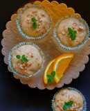 Orange, Walnut & Wheat flakes Muffins