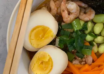 Resep Unik 69. Telur ramen Mantul Banget