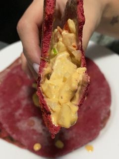 Una foto de Wraps, Tacos, Rapiditas o Fajitas de remolacha - 3 ingredientes - Veganos 🌮