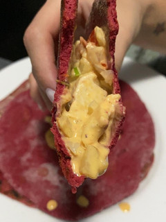 Una foto de Wraps, Tacos, Rapiditas o Fajitas de remolacha - 3 ingredientes - Veganos 🌮