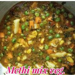 A picture of Methi Mix Veg.