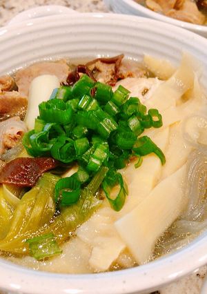 Hình của món Miến Măng.