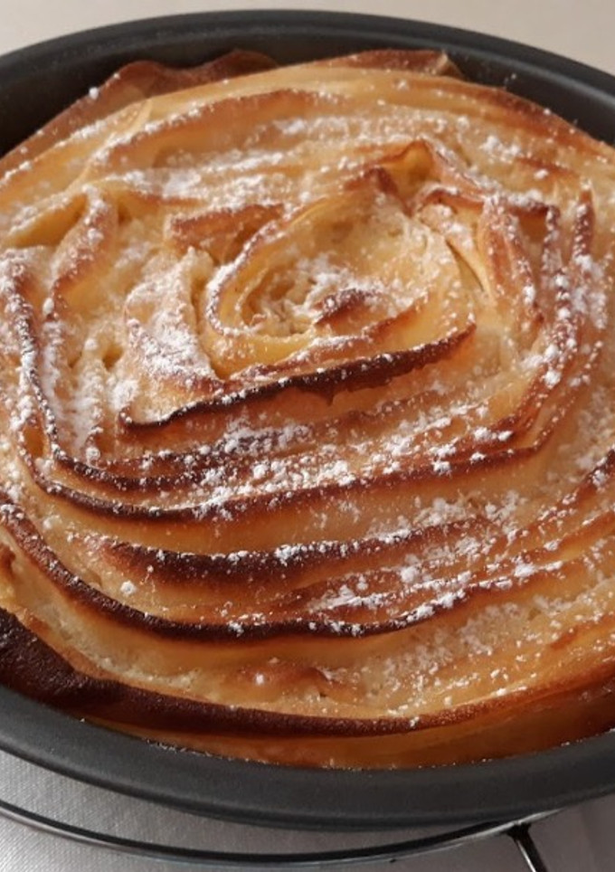 Una foto de Tarta flor