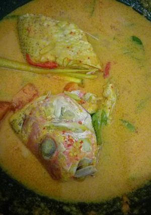 Foto resep Gulai kepala (ikan) kakap simpel