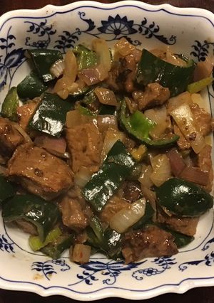 A picture of 525. California Farm Asian Steak Pepper Beef.