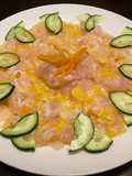 Tiradito de Corvina y Ají amarillo