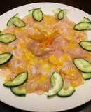 Tiradito de Corvina y Ají amarillo