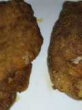 Filetes de choto rellenos y empanados