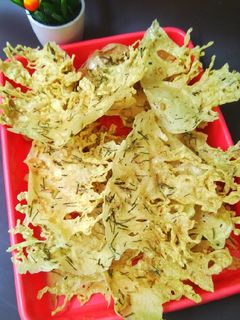 Foto resep Peyek Rebon Daun Jeruk Crispy