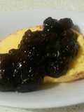 Almendrado con banana caramelizada