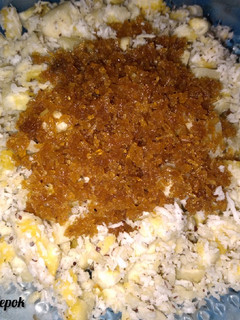 Foto resep Urap Pisang Unti Kelapa