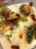 Coliflor gratinado con queso siete cueros