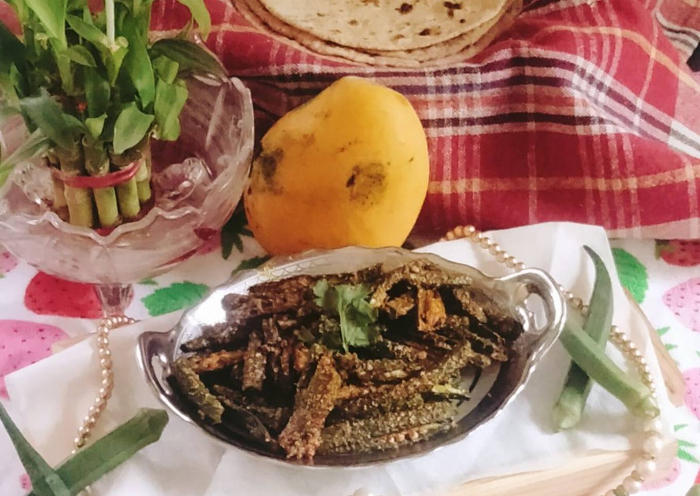 Bhindi Fry (crispy bhindi rava fry)