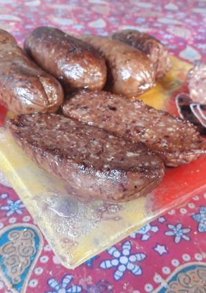 Una foto de Chorizo Vegano. Receta mejorada y veganizada !