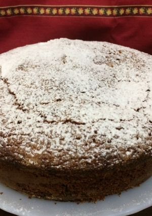 Una foto de Torta marmolada de naranja y cacao amargo