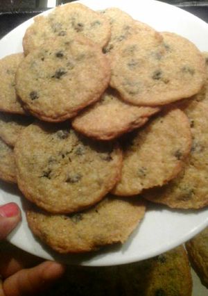 Una foto de Galletitas con chocolate (divina receta de clau!)
