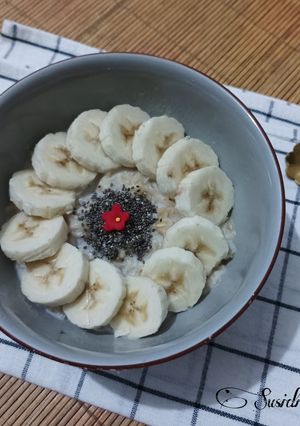 Foto resep Oatmeal Pisang Susu