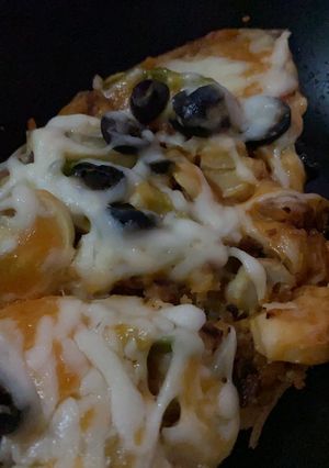 صورة لوصفة البيتزا السريعة 🍕