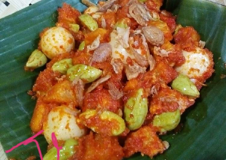 Resep Sambel Goreng Kentang Telur Puyuh Pete Anti Gagal