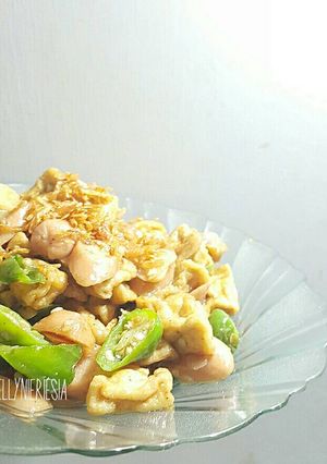 Foto resep Tumis tahu cabe hijau