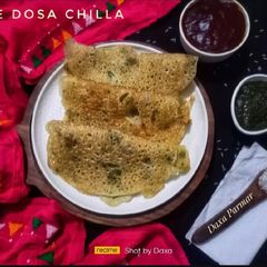 A picture of Rice Flour Dosa Chila (Chhattisgarhi Special).