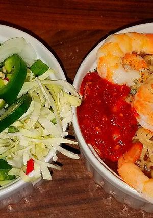 A picture of Mike's Extra Spicy Thai Shrimp Noodle Soup.