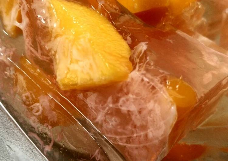 Bumbu Puding Mangga Putri Kaca | Resep Membuat Puding Mangga Putri Kaca Yang Sedap