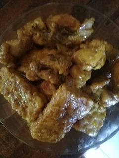Foto resep Ayam tempe bumbu kuning