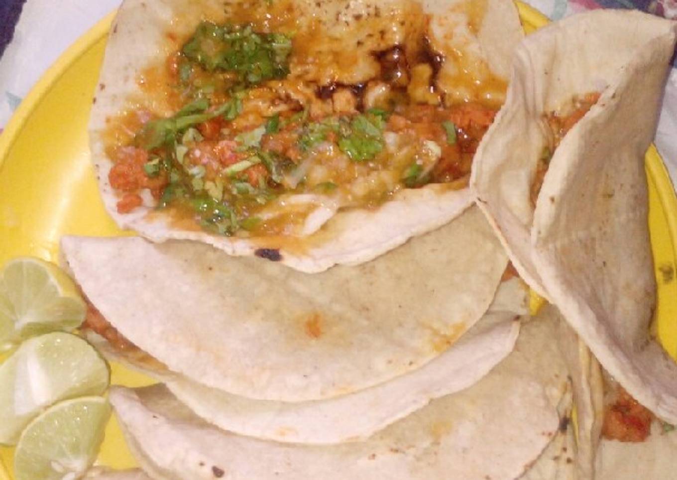 Tacos de soya 😋😋😋