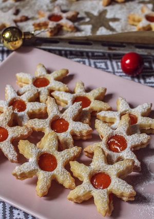 Karácsonyi linzer❄️🎄 recept fotója