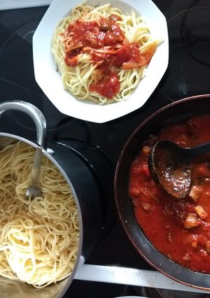 Foto resep Spaghetti Jamur
