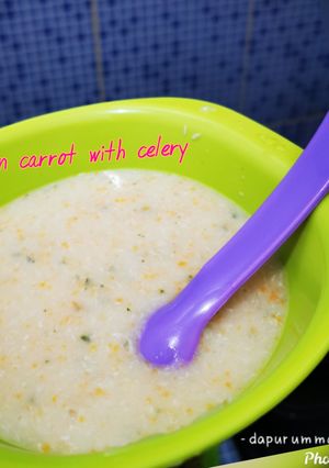 Foto resep Chicken carrot with celery (mpasi 6mo) <76>