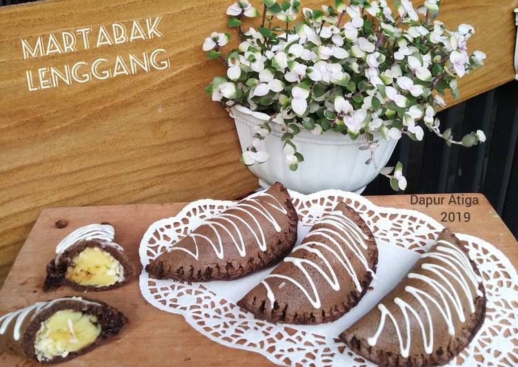 Martabak Lenggang Coklat Isi Vla + Pasta Coklat