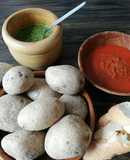 Papas con mojos canarios