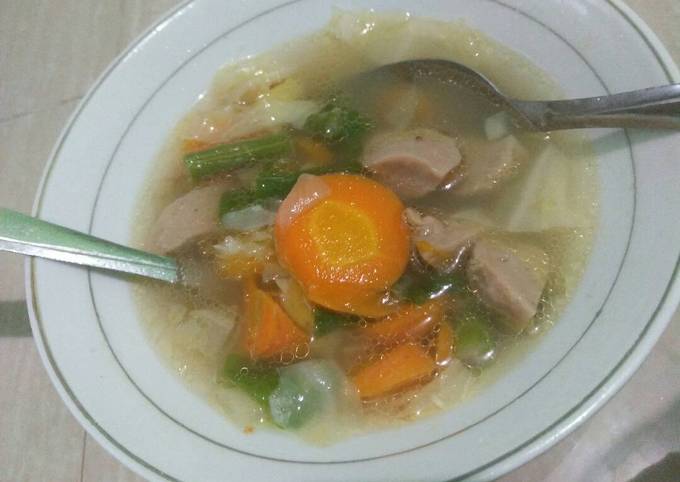 Resep Sayur Sop Bakso Simple Oleh Deliz Cookpad