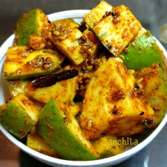 Raw Mango Pickle A picture of Raw Mango Pickle.