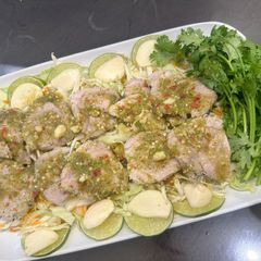 A picture of Very Spicy Moo Ma Now - Thai Pork Salad - Really Amazing - Enjoy :P.