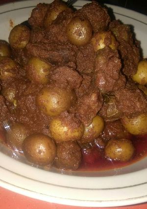 Foto resep Rendang daging sapi kentang