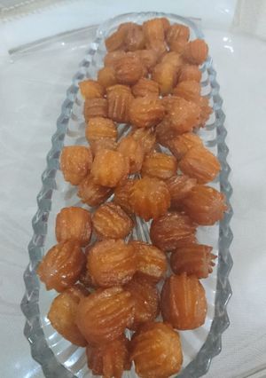 عکسی از دستور بامیه خیلی ترد و خوشمزه💙💙💙💙
