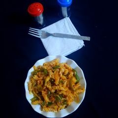 A picture of Veggies pasta.